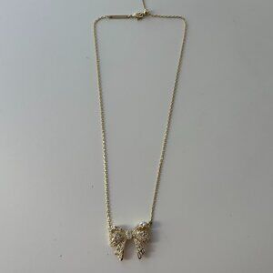 Kendra Scott Krista Gold Bow Pendant Necklace